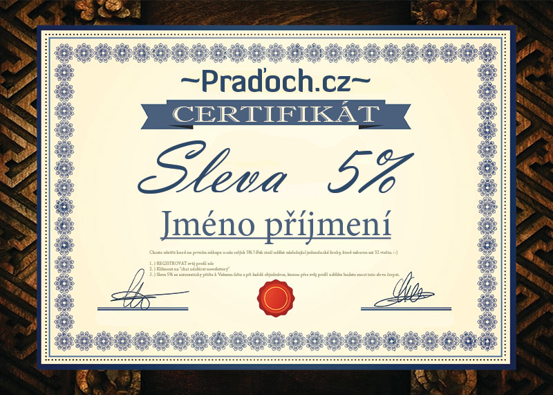 sleva certifikát